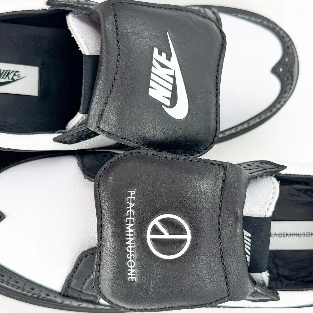 Nike x PEACEMINUSONE Kwondo 1 Panda G-Dragon Black White W6 M4.5 DH2482-101 - Picture 6 of 12
